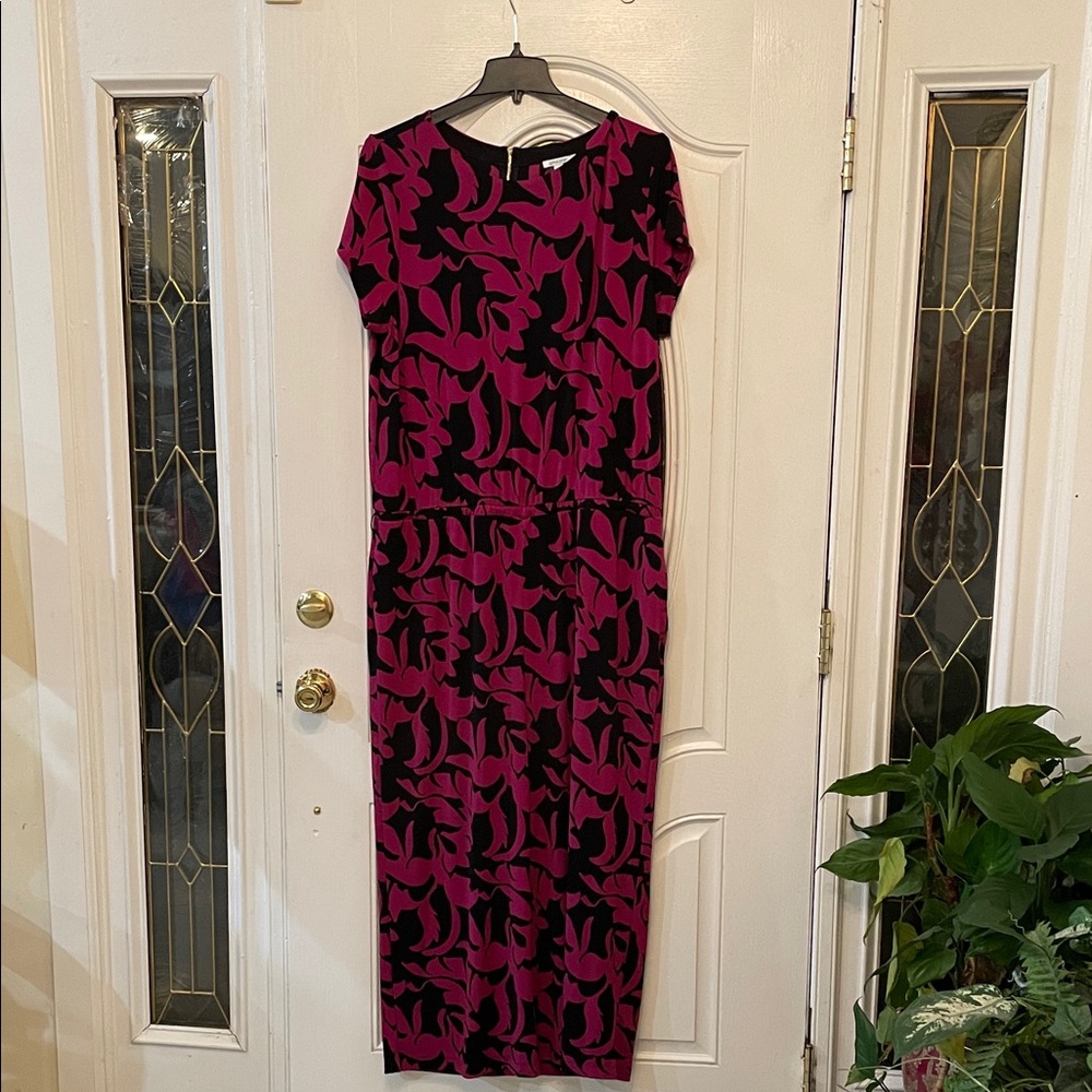 Chico's Black and Pink Jumpsuit